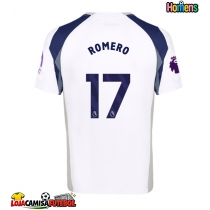 Camisa de Futebol Tottenham Hotspur Cristian Romero #17 Equipamento Principal 2025-26 Manga Curta